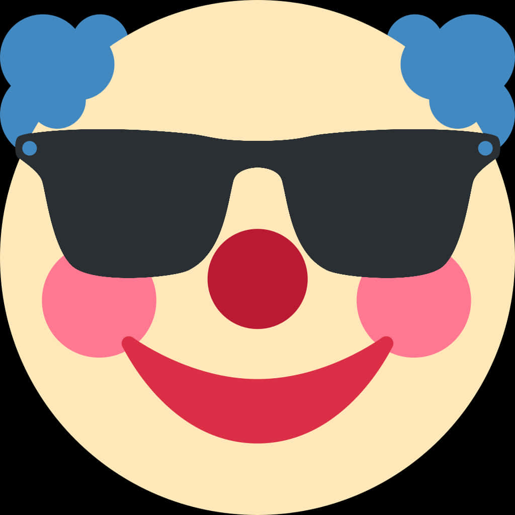 Clown_ Emoji_with_ Sunglasses