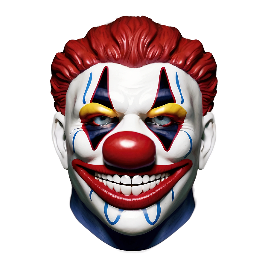 Clown Face Mask Graphic Png Onj53