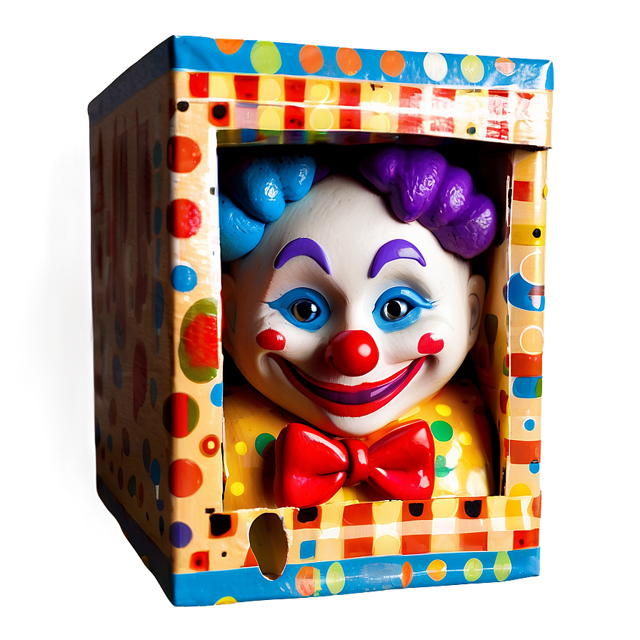 Clown In A Box Toy Png 94