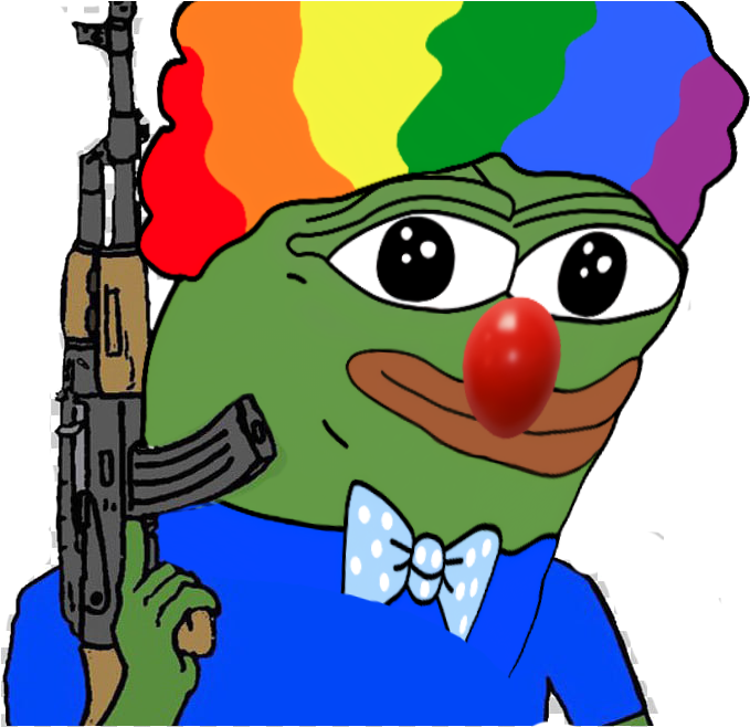 Clown Pepe With Rifle