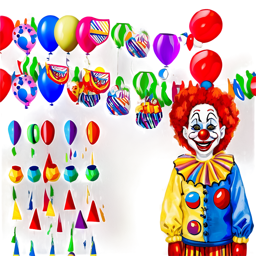 Clown Themed Party Png Xqw98