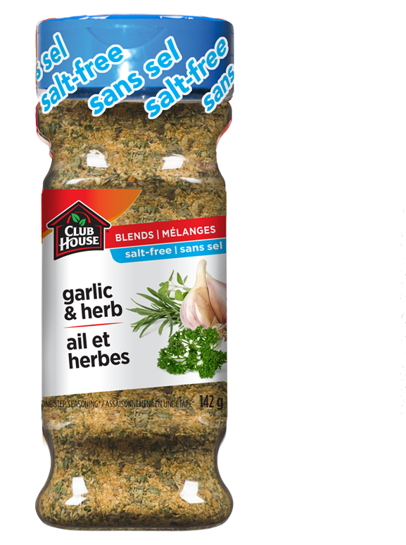 Salt-free Garlic & Herb - Clubhouse Garlic And Herb, HD Png Download PNG with transparent background