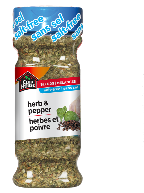 Club House Salt Free Herband Pepper Seasoning