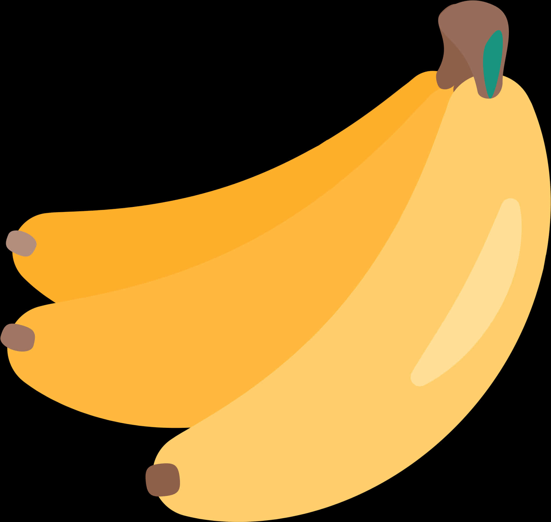 Clusterof Bananas Illustration