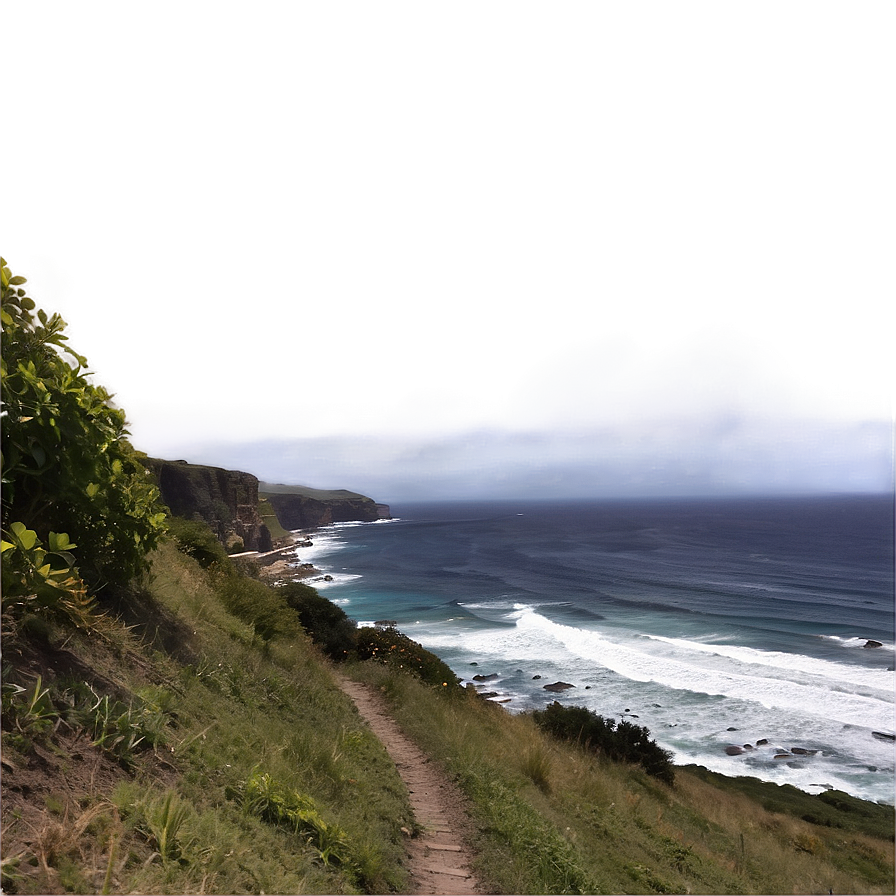 Coastal Cliff Path PNG 15 PNG with transparent background