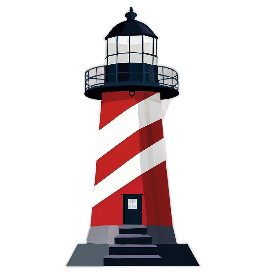 Coastal Lighthouse Scene PNG ajt PNG with transparent background
