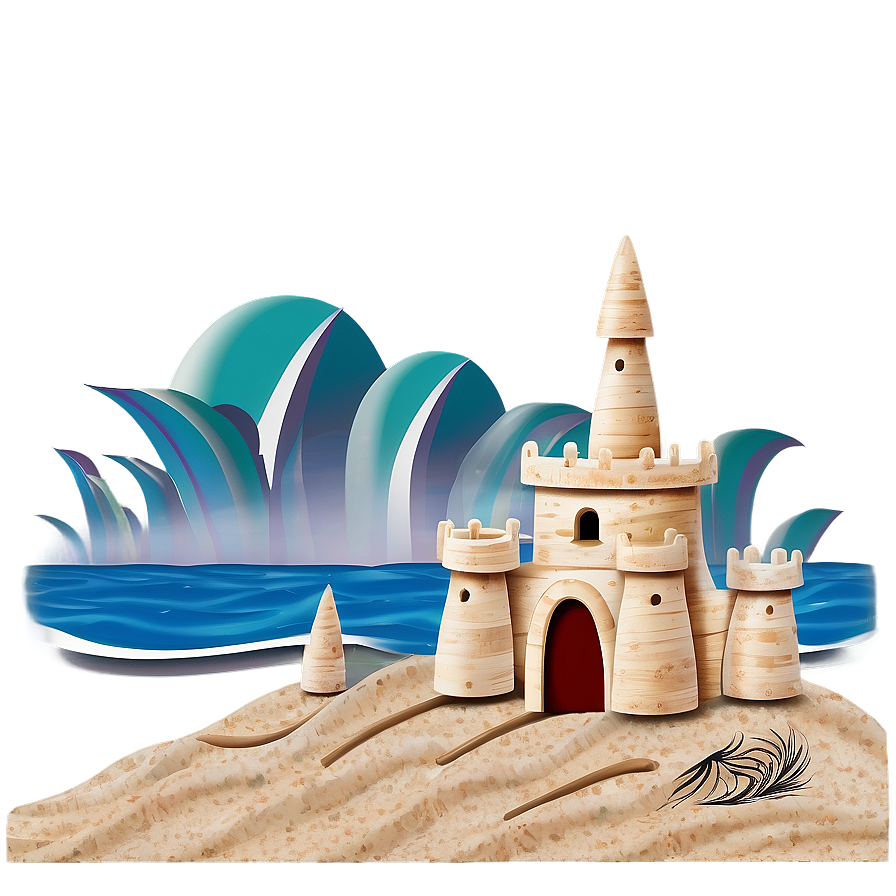 Coastal Sandcastle Png Mcf