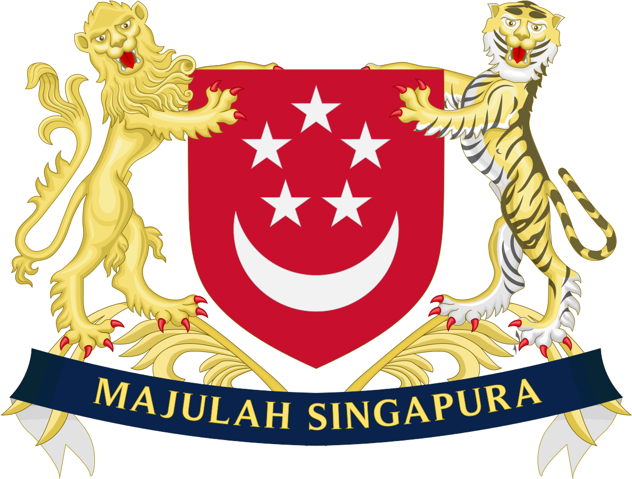 Coat Of Arms Of Singapore - Coat Of Arms Singapore, HD Png Download PNG with transparent background