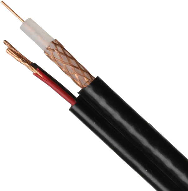 Coaxial Cable Cutaway View