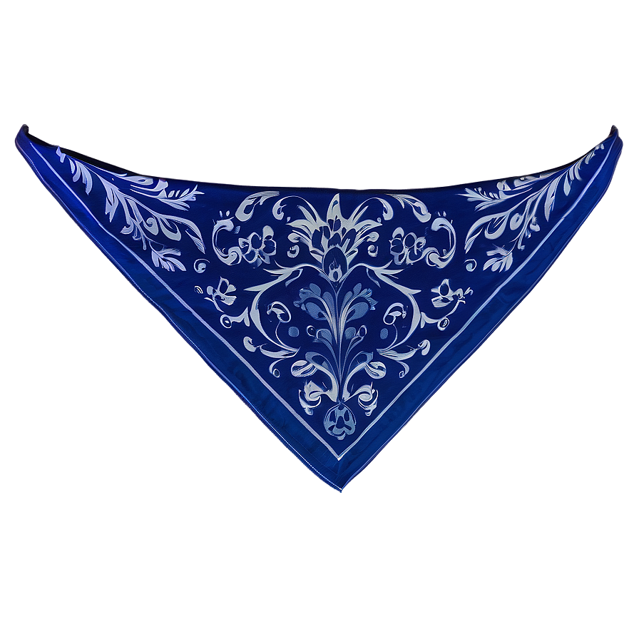 Cobalt Blue Bandana PNG 11 PNG with transparent background
