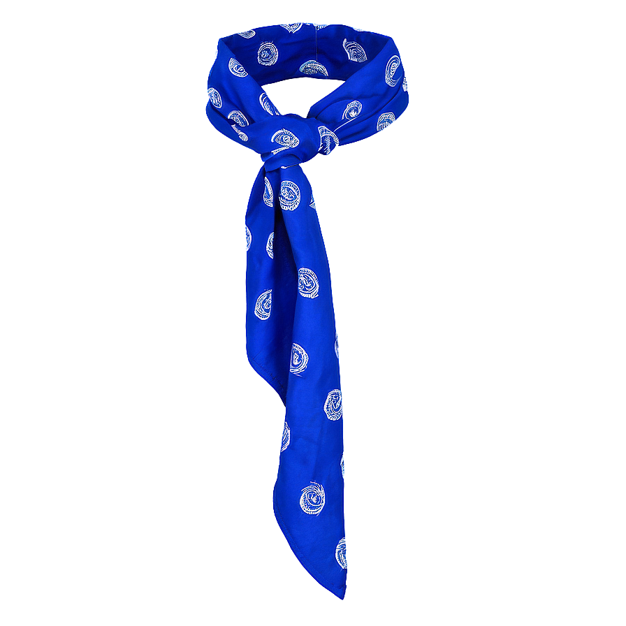Cobalt Blue Bandana PNG ihr55 PNG image with a transparent background, free high-resolution download