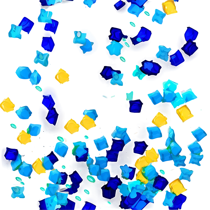 Cobalt Blue Confetti Fall Png Jxa30