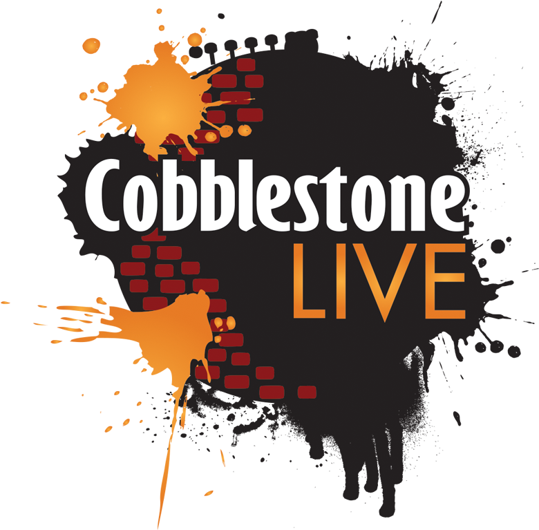 Cobblestone Live Music Event Graphic