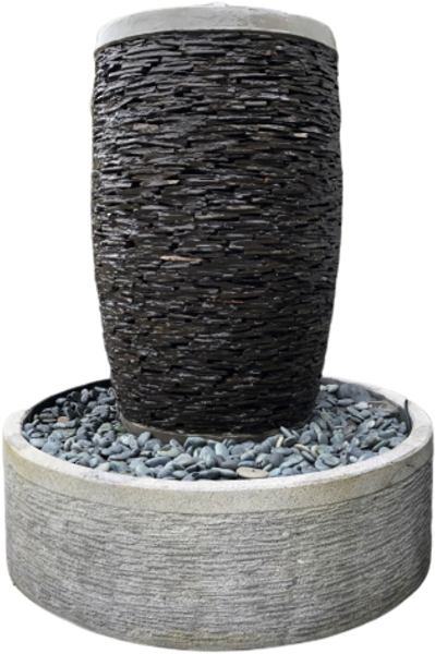 Cobblestone Water Fountain Design