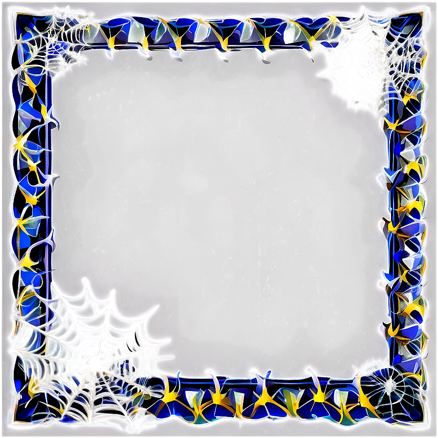 Cobweb Themed Border Png Qdl