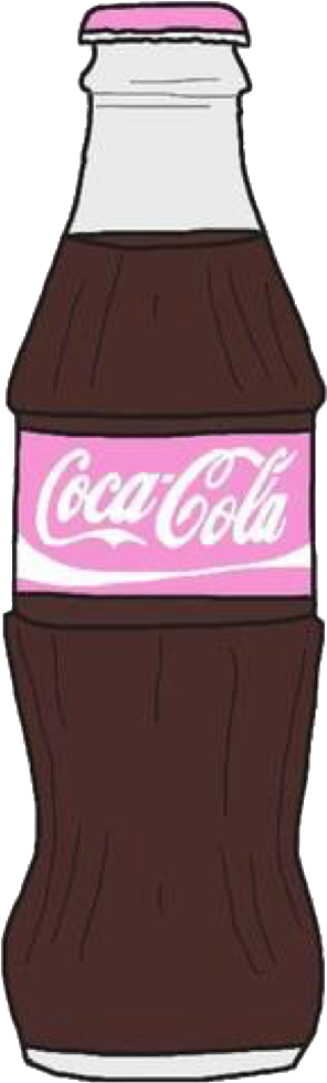 Coca Cola Bottle Cartoon Illustration