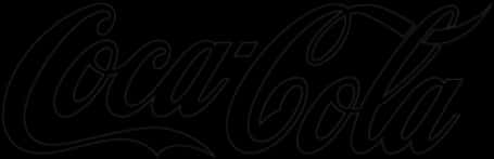 Coca Cola Classic Logo Black Background