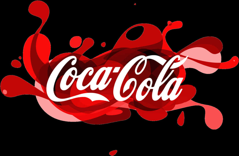 Coca Cola Logo Splash Art