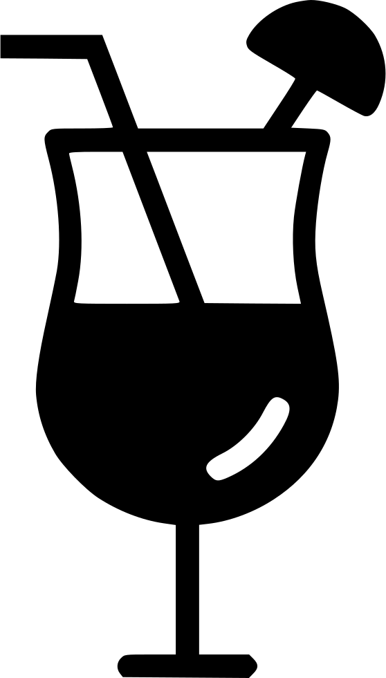 Png File Svg - Cocktail Clipart Black And White, Transparent Png PNG with transparent background