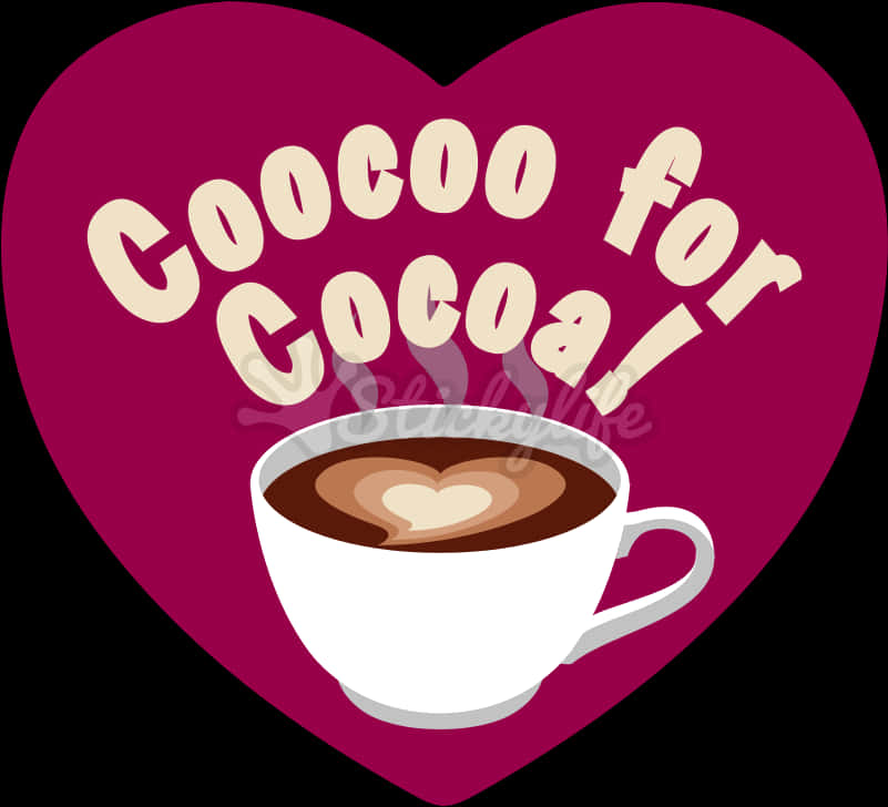 Cocoa Love Heart Graphic