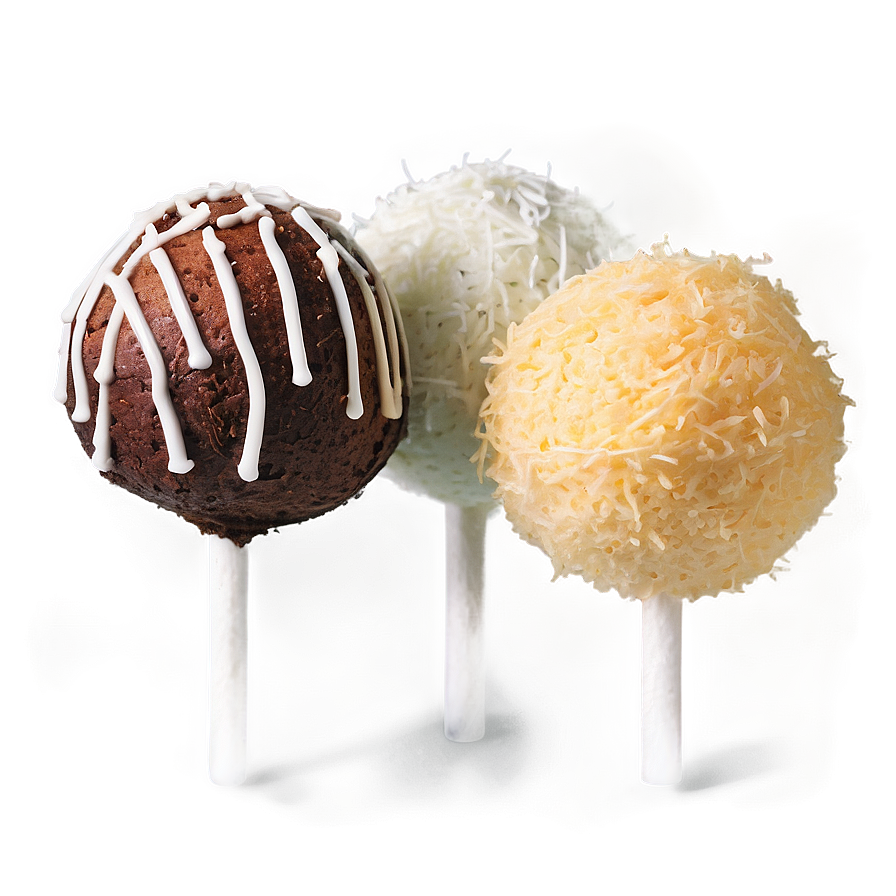 Coconut Cake Pops PNG 43 PNG with transparent background