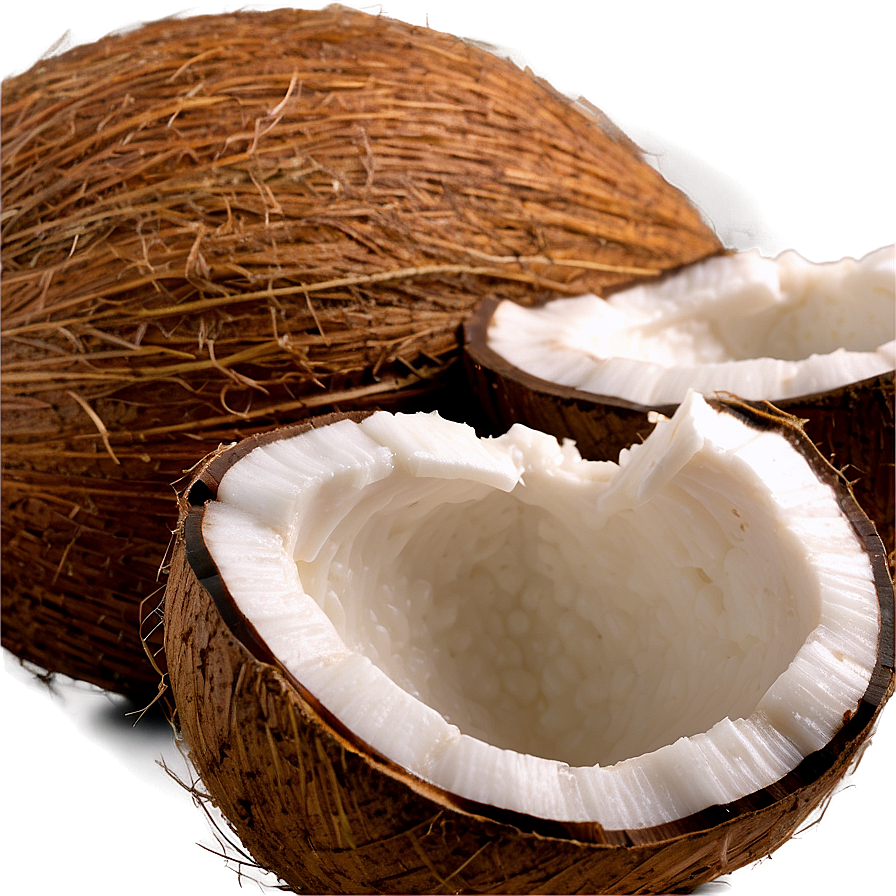 Coconut Half Slice Png Gic73