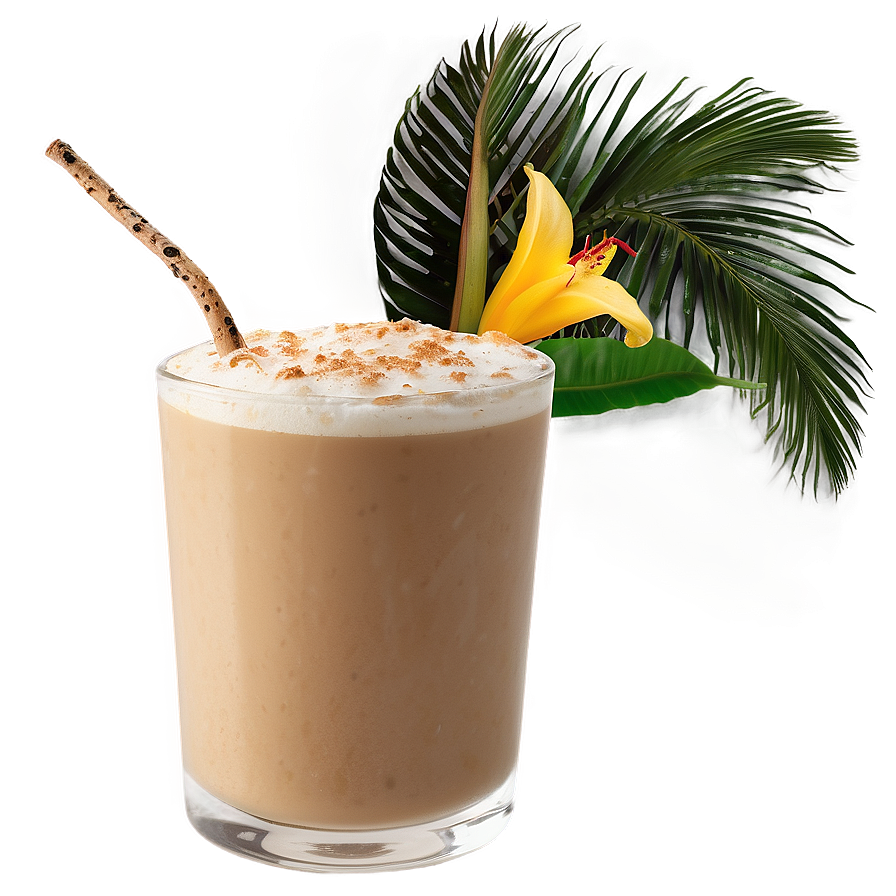Coconut Latte Tropical PNG eao PNG with transparent background