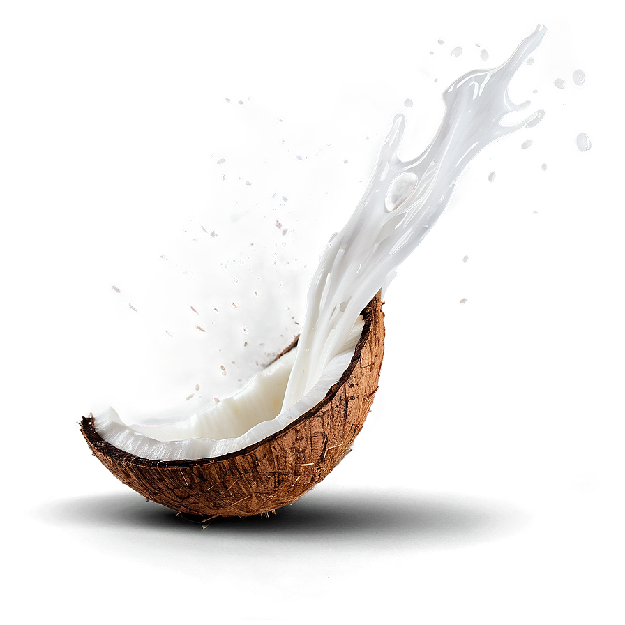 Coconut Milk Splash Png 85