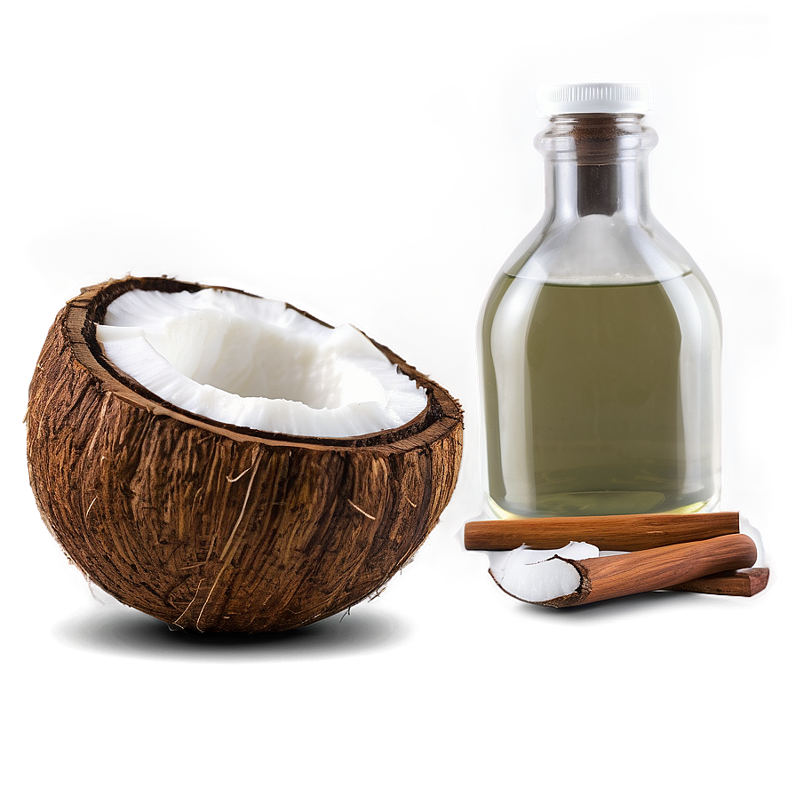 Coconut Oil Dietary Supplement Png Yvk