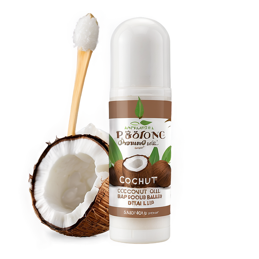 Coconut Oil Lip Balm PNG 06262024 PNG with transparent background