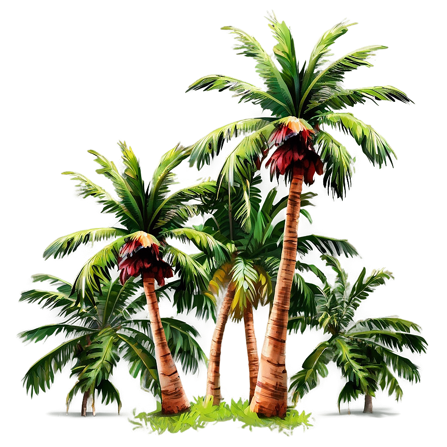 Coconut Palm Trees Png Kqq