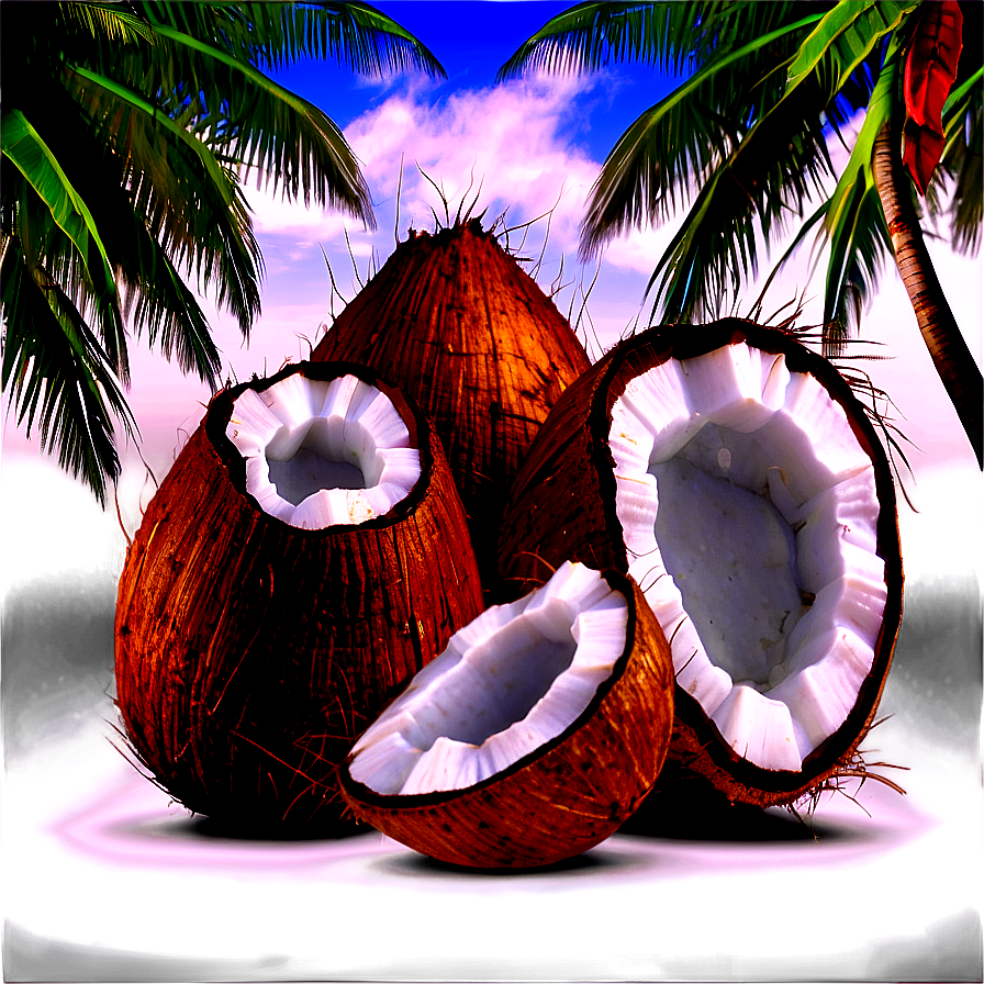 Coconut Plantation View Png Luj