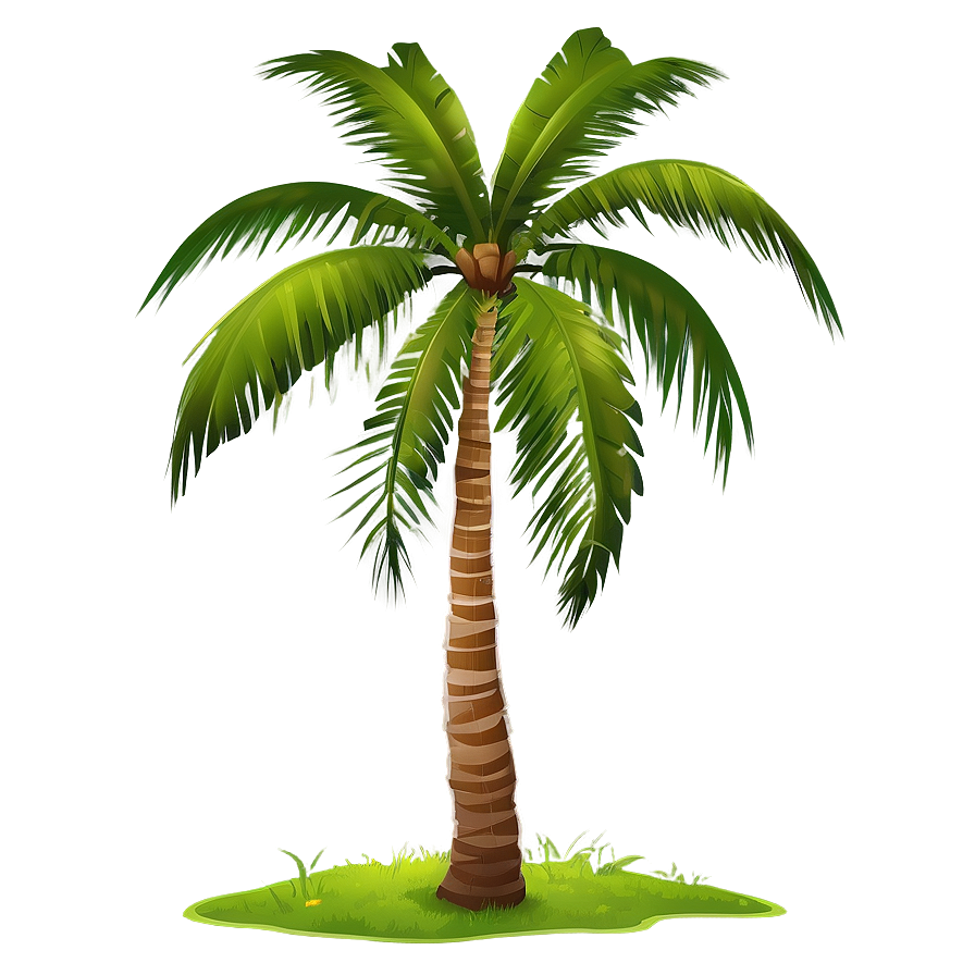 Coconut Tree on Island PNG lcj61 PNG image with a transparent background, free high-resolution download