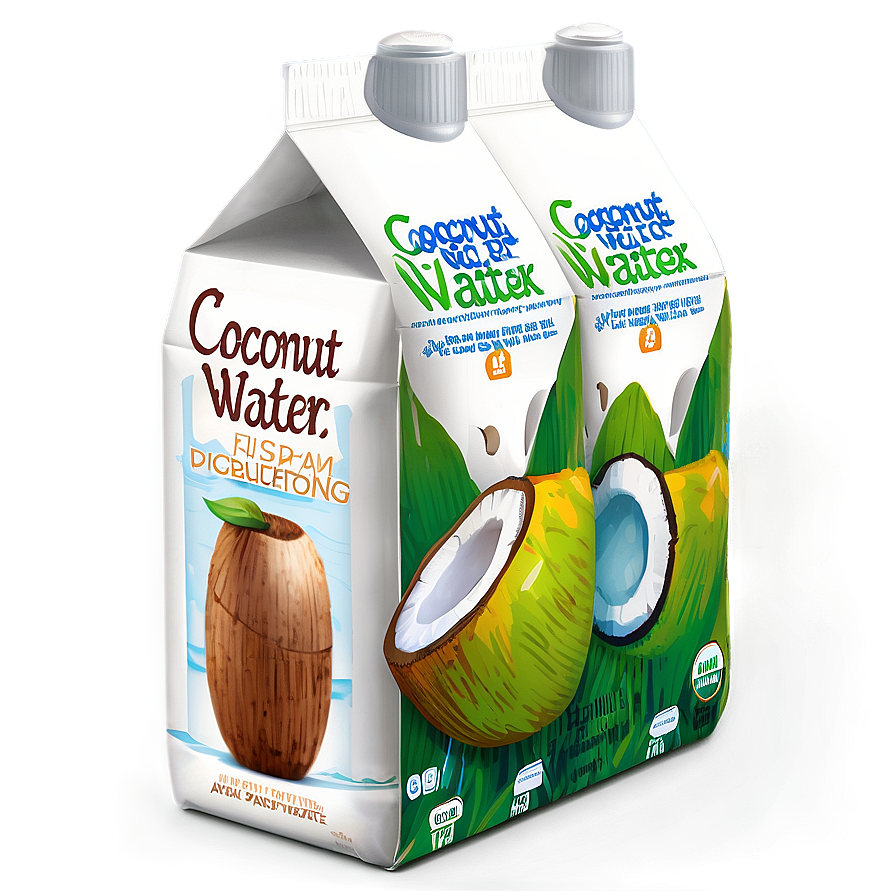 Coconut Water Juice Box Png Fcx