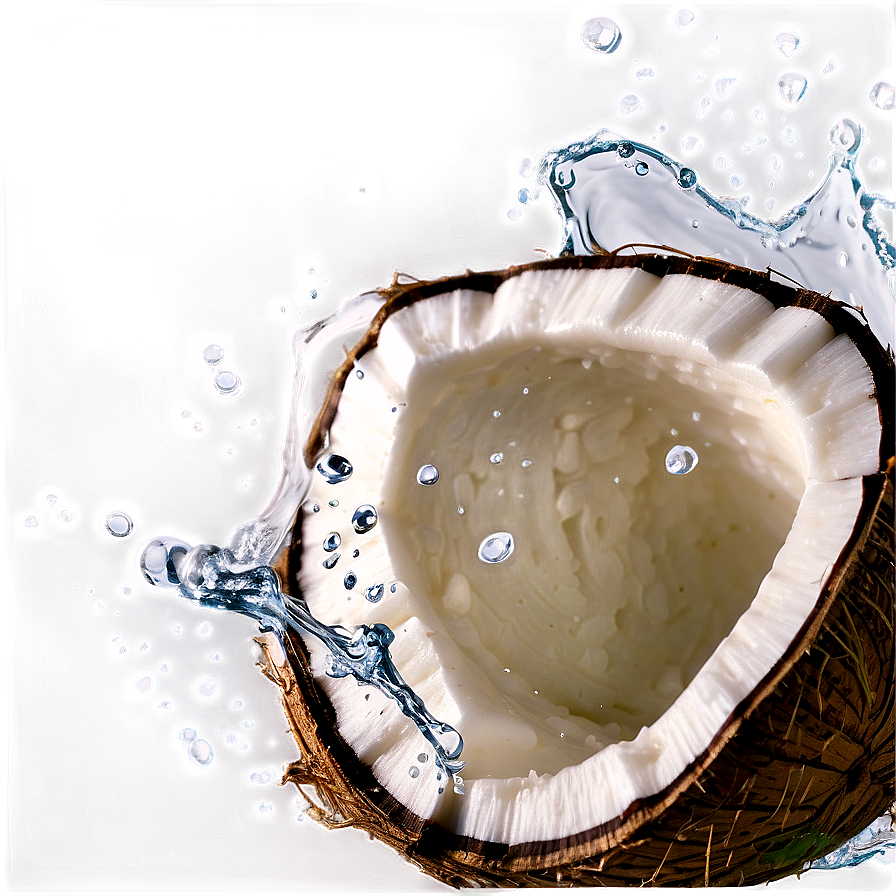 Coconut Water Splash Png 05242024