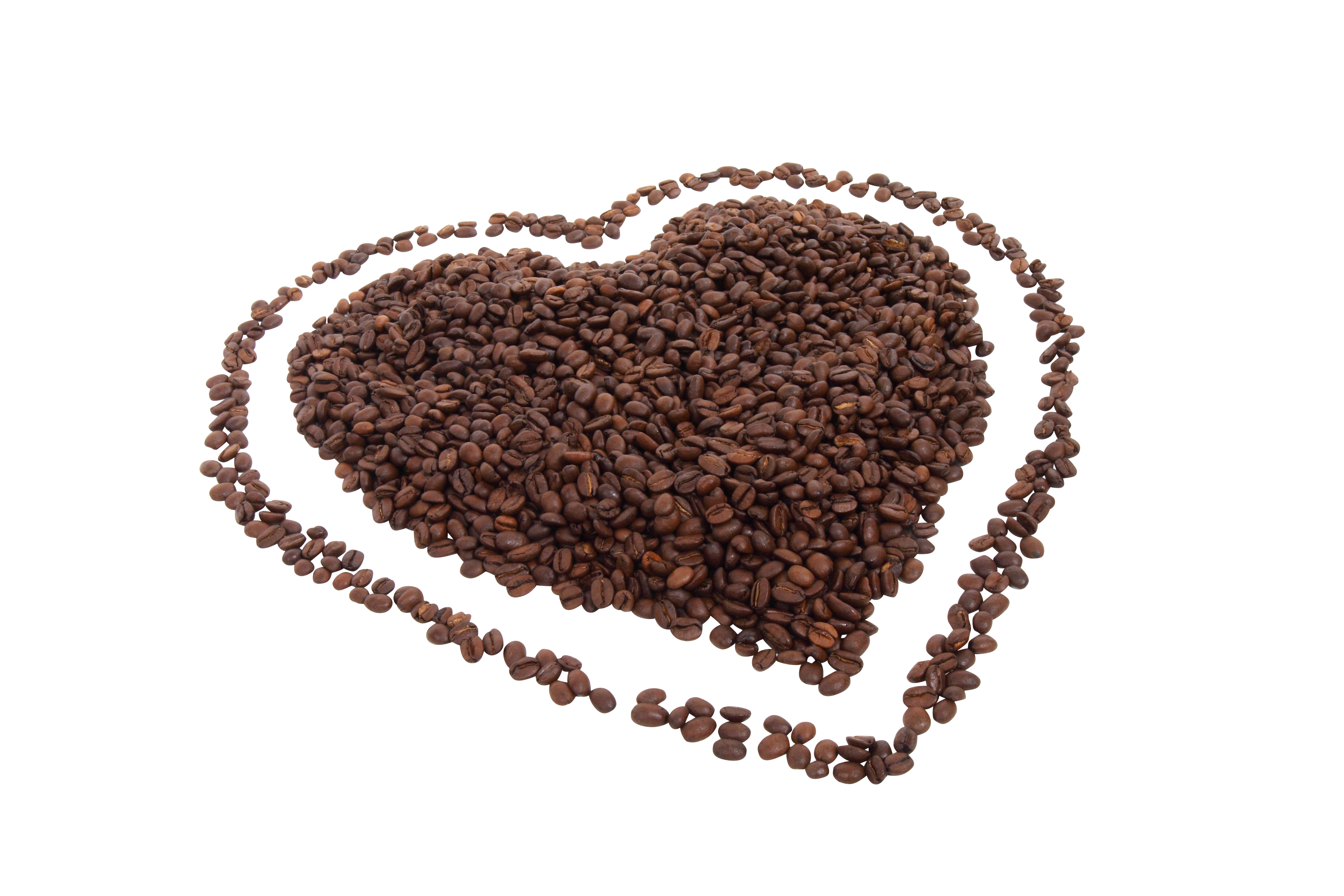 Coffee Bean Heart Art