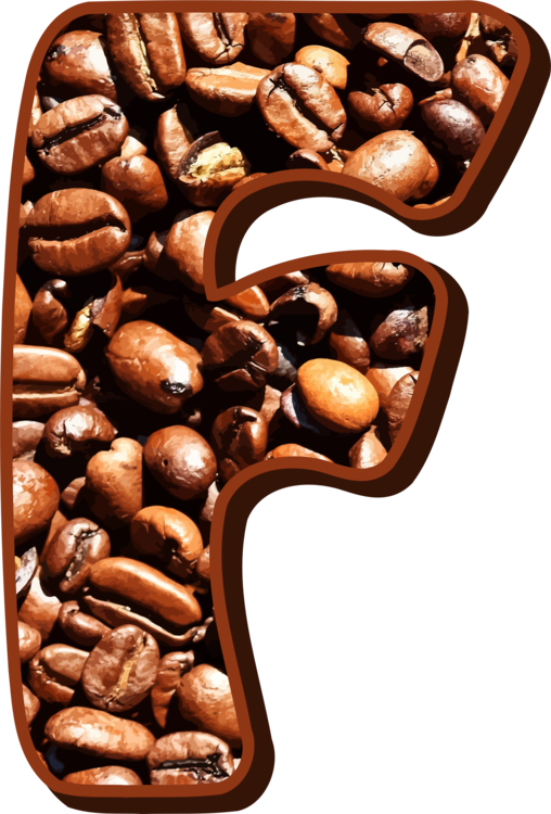 Coffee Beans Artistic Outline