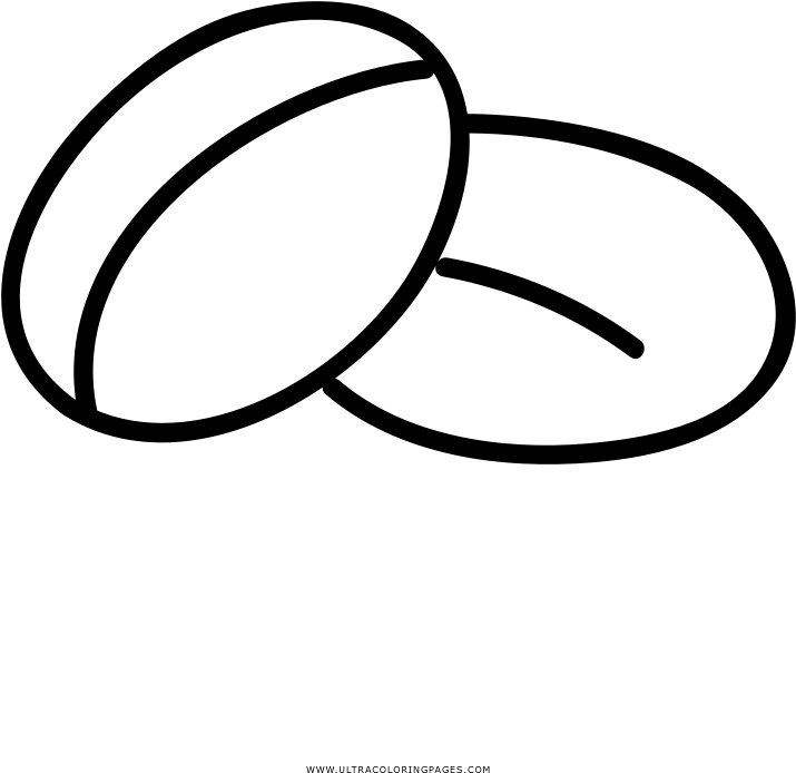 Coffee Beans Sketch Art PNG with transparent background