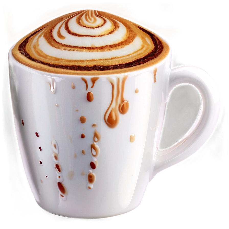 Coffee Cup With Latte Art Png 14