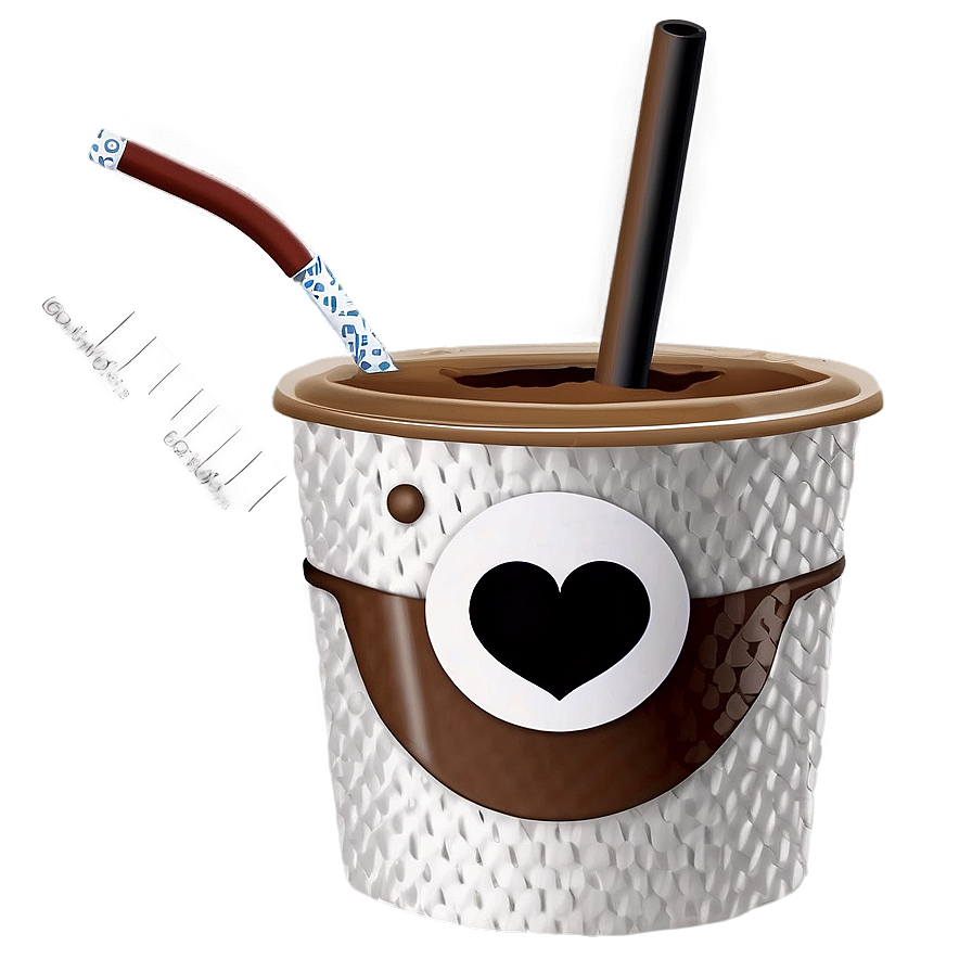 Coffee Cup With Straw Png Vyl72