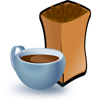 Coffee Cupand Beans Icon