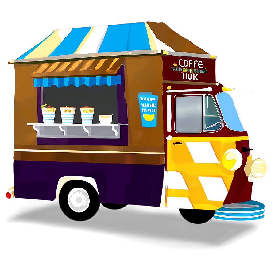 Coffee Food Truck Png 05252024