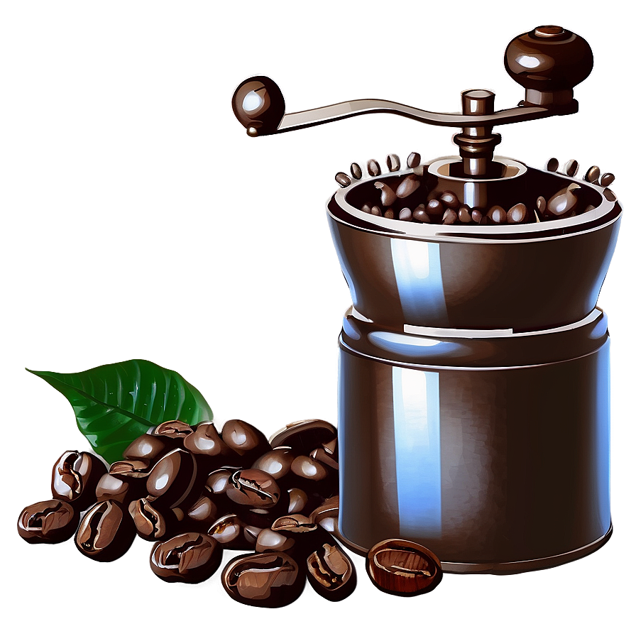 Coffee Grinder And Beans Png Ryd