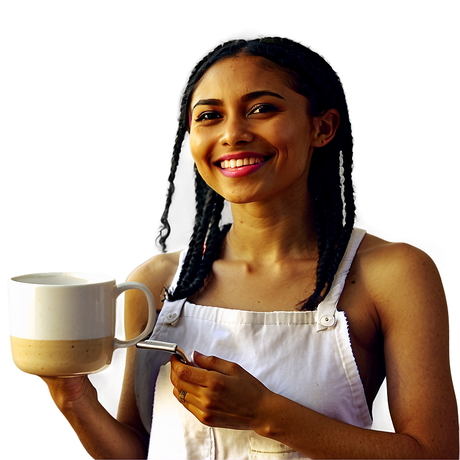 Coffee Making Barista Png Rgs