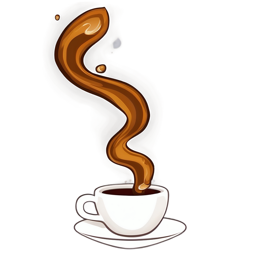 Coffee Splash Art Png 15