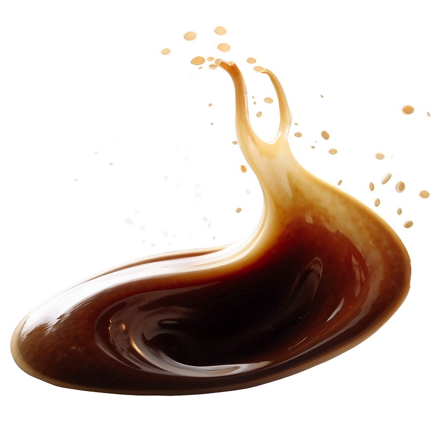 Coffee Splash Isolated Png Npv