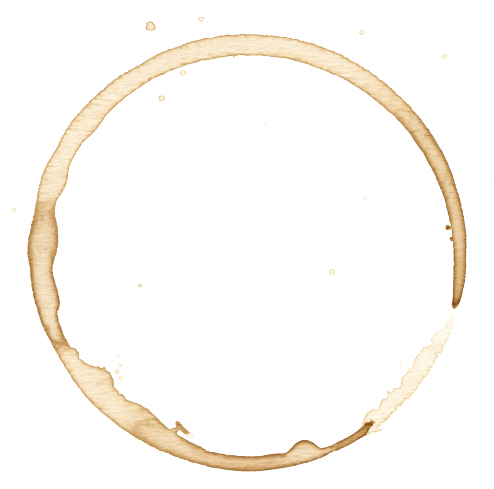 Coffee Stain Circle Texture