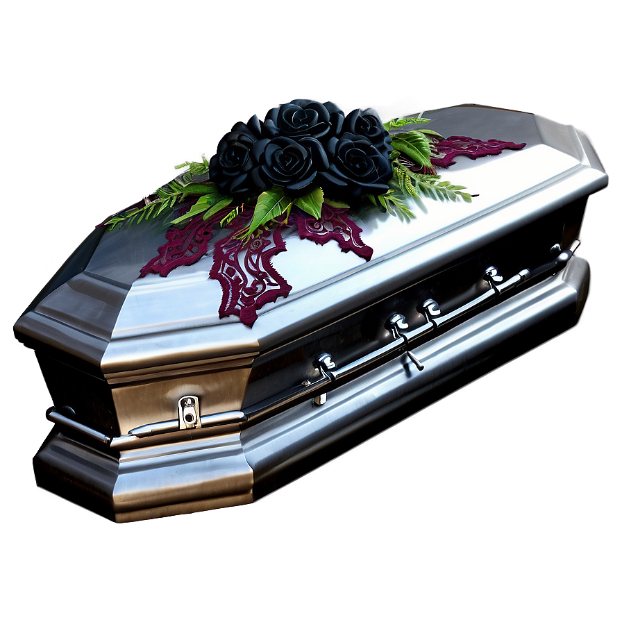 Coffin With Lace Png Ems