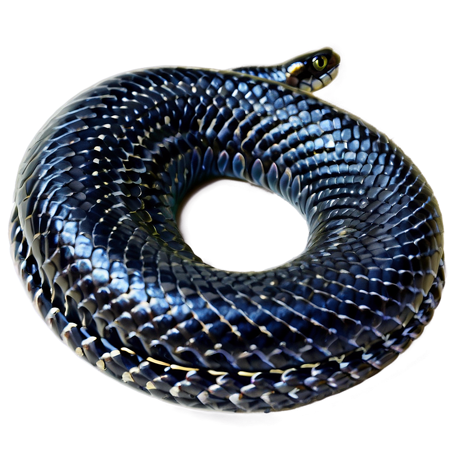 Coiled Black Snake Icon Png Rti