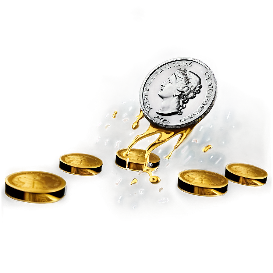 Coin Splash Png 05252024